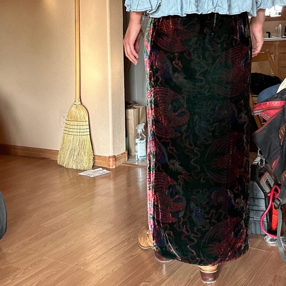 Citron Santa Monica Collection Silk Phoenix Skirt - Picture 5 of 15